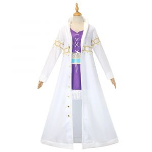 Costume De Cosplay One Piece Robin Avec Manteau Et Col En Fourrure Ensemble De Tenues De Cosplay Nico Robin - Neuf