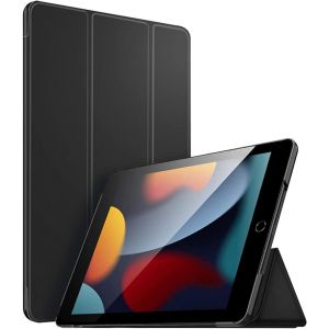 KALANKA-&iquest;&iquest;tui l&iquest;&iquest;ger pour Apple iPad 10,2"" 9e/8e/7e g&iquest;&iquest;n&iquest;&iquest;ration, avec support magn&iquest;&iquest;tique intelligent, &iquest;&iquest;tui en cuir avec fermeture magn&iquest;&iquest;tique, anti-rayures et l&iquest;&iquest;ger (2021/2020/2019) (noir) - Neuf