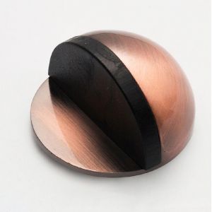 Lot de 4 butées de porte autocollantes au sol (bronze rouge) - Neuf