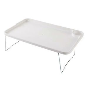 Table De Lit Pour Ordinateur Portable, Table Pliante Portable Avec Porte-Gobelet Pour Dortoir &Eacute;tudiant, Lit Stable - Neuf