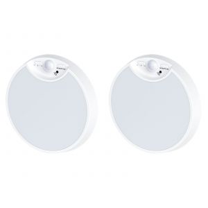 Lot De 2 Plafonniers Led &Agrave; D&eacute;tecteur De Mouvement, Rechargeables Par Usb - Neuf