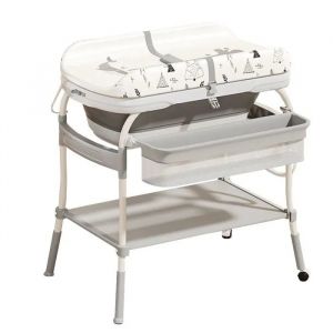 Baignoire / Table &Agrave; Langer B&eacute;b&eacute; Bw2 Divit Set Baignoire 2 En 1 Avec Matelas &Agrave; Langer - Neuf