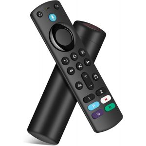 Télécommande À Remplacement Vocal Pour Fire-Tv-Stick/Lite/4K/4K Max/Tv Cube Et Compatible Avec Insignia/Toshiba/Pioneer Fire Smart Tv - Neuf