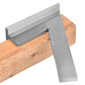 Regle d'angle, equerre d'ingenieur, outil de mesure de 60 degres en acier inoxydable de haute precision (120 x 80 mm) - Neuf