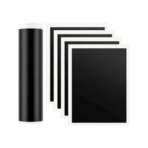 4 Pcs Papier De Marquage De Gravure Laser Noir,Papier De Gravure Couleur Laser 39x27cm Pour Métal,Verre,Cer - Neuf
