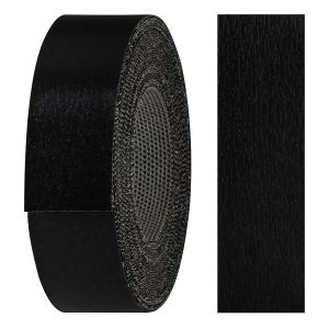 KAL-Ruban Adhésif Pour Bords En Mélamine Avec Adhésif Thermofusible, 21 Mm X 5 M, Ruban Adhésif Thermocollant Pour Étagères Et Panneaux, Décoration : Structure Noire - Neuf