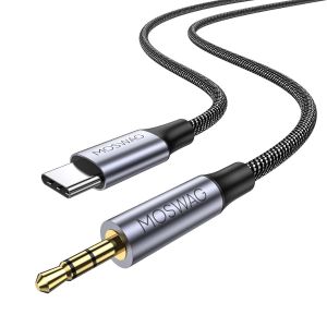 Usb C &Agrave; 2,5 Mm C&acirc;ble, Usb C &Agrave; 2,5 Mm Trs Hifi Nylon Auxiliaire Tress&eacute; Cable Pour Akg K490 Nc K545 Y45Bt Y50 Y40 Qc25 Oe2 Oe2I Ae2 E2I Telor&iquest;Veuillez Noter : La Charge N'Est Pas Prise En Charge&iquest; - Neuf