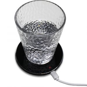 Plaque Chauffante Usb Pour Tasses &Agrave; Caf&eacute;, Id&eacute;ale Pour Les Voyages, 10 W, Temp&eacute;rature Constante De 55 &deg;C, Portable Et R&eacute;sistante &Agrave; L'eau. - Neuf