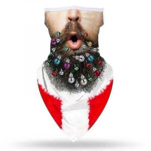 (#3) Noël Père Noël Bonhomme De Neige Cagoule Cou Bandana Tube Écharpe Masque Facial Couverture - Neuf