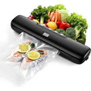 Machine Sous Vide Alimentaire Professionnelle - Machine Sous Vide Efficace pour Cuisson et Conservation, 5 Modes & 5 Températures avec 15 Sacs et Tuyau - Neuf