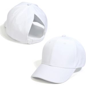 Casquette Femme Queue De Cheval,Casquette Baseball Femme Réglable Séchage Rapide Casquette Femme Été,Maille Respirant Chapeau Soleil Casquette Queue De Cheval Haute.[Z1619] - Neuf