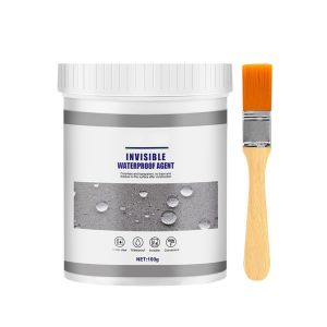 CHECARZHN--NO1-Enduit Imperméable Transparent, 100G, Émulsion D'Étanchéité Isolante, Agent De Revêtement Imperméable Transparent,Agent Waterproof Invisible Anti-Fuites Mastic Isolant Étanche Pour Mur - Neuf