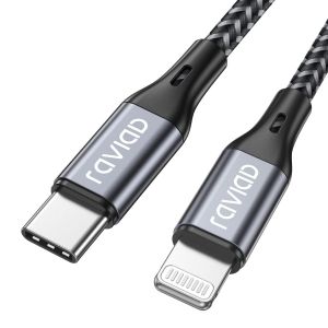 Thef-Câble Usb C Vers Lightning 2m [Mfi Certifié] Câble Usb C Iphone Charge Rapide Power Delivery Compatible Avec Iphone 14/13/13 Pro/13 Pro Max/12 Mini/11 Pro/11 Pro Max/11/Se 2020/Xr/Xs/X/8/8 Plus - Neuf