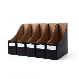 Hjlian Lot De 5 Classeurs Verticaux Pliables Et Etanches Pour Magazines, Livres, Papiers, Classeurs, Trieurs, Pour Le Bureau Et La Maison - Neuf