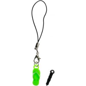 Kal-Tongs Pendentif Pour T&eacute;l&eacute;phone Mobile Vert Sandales- Pendentif Bijoux Faits &Agrave; La Main I Porte-Cl&eacute; Porte-Cl&eacute;s - Neuf