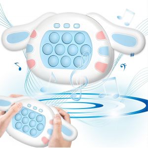 KAL-Console De Jeu Fast Push Bubbles, Jeu Pop It Électronique, Push Bubble Fidget Toys Jeu Pop Puzzle De Light Bouton, Jeu Portable Pop It Puzzle Lumineux Jouet Anti-Stress Cadeau Pour Enfant (Tz) - Neuf