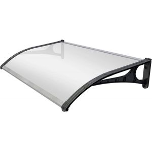 Ulteronixshop-Marquise Evoke Aluminium 120x80cm. Panneau Solide Ultra R&eacute;sistant 2,7mm D'&eacute;paisseur. Protection De Porte De Toit Chapiteau - Neuf
