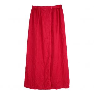 Jupe Longue D'ete Douce Et A Sechage Rapide Pour Femme, Ideale Pour La Plage Et Le Cyclisme (Rouge Vin) - Neuf