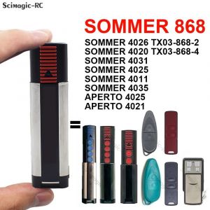 SOMMER 4020 4026 TX03 868-4 Télécommande pour porte de garage 868MHz Rolling Code Emetteur manuel Nouveau 4011 4021 4025 4031 4035 APERTO 4021 4025.télécommande sommer porte de garage--4020 - Neuf