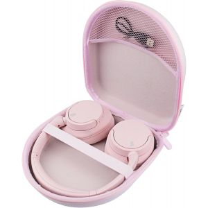 LORANKA-Dur &Eacute;tui Housse Cas Compatible avec Sony WH-CH720N WH-CH520 WH-XB910N WH-CH710N WH-CH510 WH-H900N WH-CH700N WH-H910N Casque Bluetooth sans Fil (Rose) - Neuf