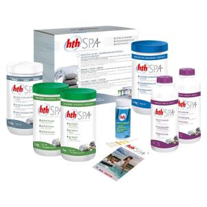 Kit de traitement au chlore HTH pour spa gonflable - Neuf