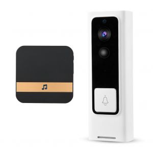 Sonnette video sans fil Wi-Fi HD 720p, camera intelligente a faible consommation (WIFI + 1Dingdong US) - Neuf