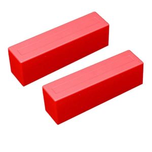Boîte de rangement de dalle de pièce de monnaie 2 pièces compatible avec 20 porte-pièces de dalle,rouge - Neuf