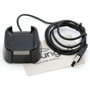 Eryi-Câble De Chargement Usb Pour Fitbit Versa, Versa Lite, Versa Se Avec Chiffon De Nettoyage Mungoo - Neuf