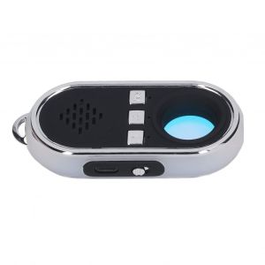 XYONG Detecteur de camera infrarouge, alarme visuelle sonore, detecteur anti-espion sans fil a LED pour appartement et hotel, noir - Neuf