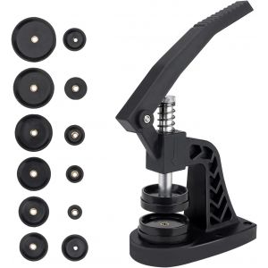 Kal-Presse De Boîtier Montre Matrice De Presse De Boîtier Arrière Avec 12 Tailles De Moules, Kit Reparation Montre Ouvre Boitier Montre Ouvre Montre Kit Changement Pile Montre - Neuf