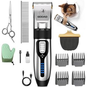 Tondeuse Pour Chat, Kit De Toilettage Professionnel Pour Chat, Tondeuse De Toilettage Sans Fil Pour Manteaux Épais, Tondeuse À Poils De Chat, Tondeuse À Faible Bruit, Tondeuse Silencieuse Pour Chats - Neuf
