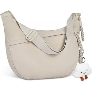 RFCBC-Sac à Bandoulière, Grand Sac à Bandoulière en Velours Côtelé, Sacs à Main avec Pendentif Nuage, Sacs Hobo Large Lanière avec Sangle Ajustable pour Femme - Neuf