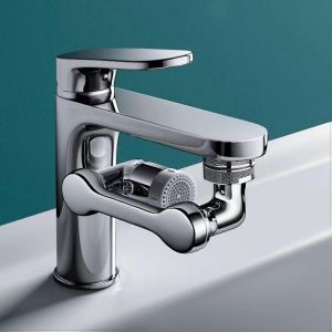 Aérateur de robinet,aérateur d'extension rotatif 1080,rallonge de robinet durable anti-éclaboussures,aérateur de robinet à économie d'eau bidirectionnel. - Neuf