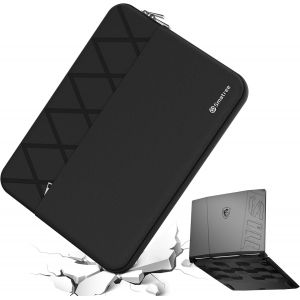 Housse Pour Ordinateur Portable 15,6 Pouces Pour Msi Gaming Laptop Pulse 15/Crosshair 15/Bravo 15/Alpha 15/Wf66, Étui De Protection Avec Poche Pour Accessoires (E601)[ZHB0612] - Neuf