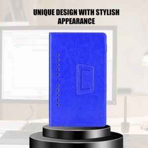 Coque De Protection En Cuir Pu Avec Béquille Pliable Pour Nintendo Switch Bleu - Neuf