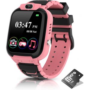 Montre Connect&eacute;e Enfant, Montre Enfants Avec Cam&eacute;ra Hd 16 Jeux Vid&eacute;o, Alarme Musique Mp3 Tocco Della Mano, Montre Connect&eacute;e Cadeau Parfait Pour Enfants Filles Et Gar&ccedil;ons Student[Z1066] - Neuf