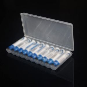 Lot de 5 bo&icirc;tes de rangement en plastique rigide pour 10 piles AA AAA - Neuf