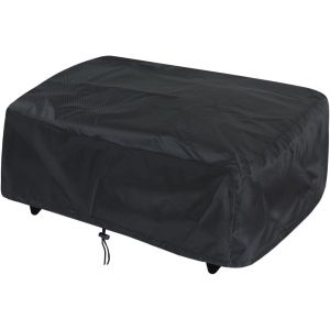 KAL-Housse De Protection Pour Plancha,Dimension 80X60X25 Cm,Imperméable, Anti-Uv, Noir,Housse Plancha Universelle | Gazinière | Barbecue D`Extérieur - Neuf