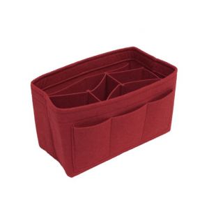 Organiseur de sacs Ropch pour sacs à main pour femmes, organiseur de sacs en feutre, sac dans un sac, organisateur de dossiers pour sacs à main, rouge - Neuf