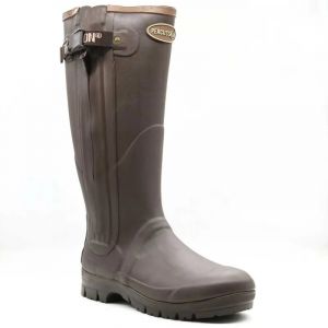 Bottes Full Zip Rambouillet Caoutchouc Marron 37 &Agrave; 47 - 40 - Neuf