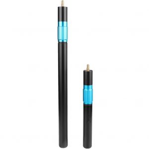 Rallonge Telescopique Pour Queue De Billard En Alliage D'aluminium De Haute Qualite (Bleu) - Neuf
