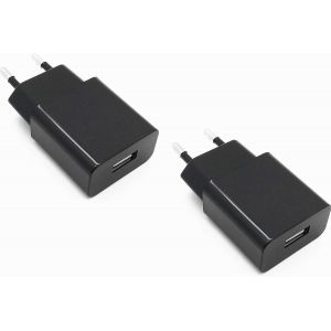 TRAHOO-5V 2A Chargeur Adaptateur d'alimentation Alimentation USB 5 V/2A pour Raspberry Pi 3, Android Uno Nano, Samsung, iPhone T&eacute;l&eacute;phone Intelligent (2 chargeurs) - Neuf