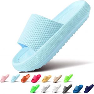 Kalanka-Claquettes Femme Chausson Homme Confortables Pantoufles Semelle Épaisse Eva Cloud Slippers Séchage Rapide Claquette Douche Antidérapant Chaussons De Bain/De Plage - Neuf