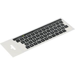 ® 14X14 Mm - Autocollants Français Azerty - Pour Claviers Pc Et Ordinateur Portable - Avec Stratifié Mat Résistant Aux Rayures | French Keyboard Stickers | Couleur : Noir - Neuf