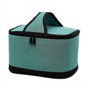 Sac &agrave; lunch isotherme en denim &eacute;l&eacute;gant - Portable, durable, l&eacute;ger, parfait pour le travail, l'&eacute;cole ou les pique-niques - Neuf