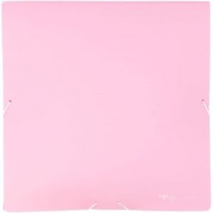 Classeur Avec Fermeture En Caoutchouc D'organisation Et De Rangement Pour Papiers, Cartes, Matériaux De Scrapbooking Et Autres Travaux Manuels | Taille 30 X 30 Cm (12 Po X 12"") - Rose - Neuf