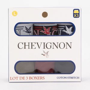 Lot De 3 Boxers Ayden Homme Chevignon - Neuf