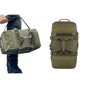 Sac &Agrave; Dos Tactique Militaire 3 En 1 De 75 L, Sac De Voyage, Sac Messager - Vert - Neuf