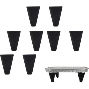 AYUHR-Lot de 8 tapis en silicone pour friteuse à air chaud, coussin d'angle en silicone pour déshydrateur, passe au lave-vaisselle, support pour friteuse à air chaud, pieds de gril, accessoires pour - Neuf