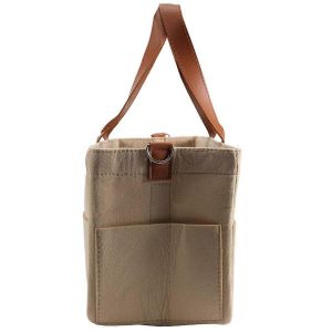 Rangement En Feutre Nursery Organizer Panier Sac À Langer Pour Nourrisson Avec Poignée Caddy Changing Nappy Kids S - Neuf